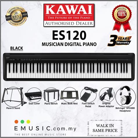 electric piano box with stylist|Kawai ES120 88.